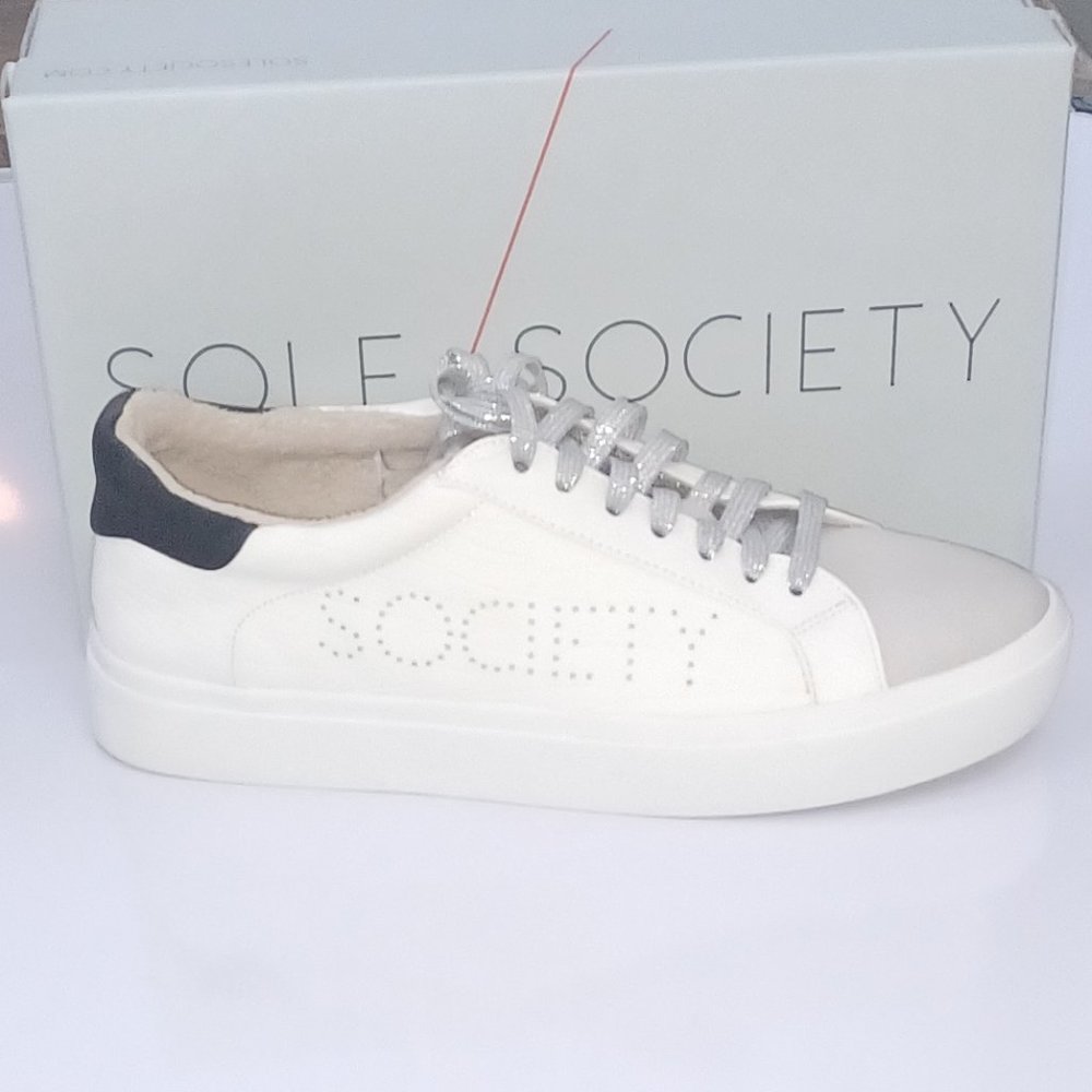 New Sole Society White Shoes Sneakers